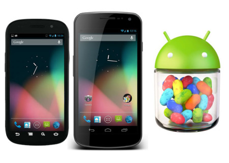 Galaxy Nexus y Nexus S comienzan a recibir Android 4.1.2 (Jelly Bean)