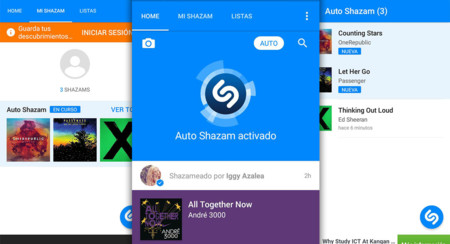 Shazam tiene un modo automático para identificar canciones por sí mismo