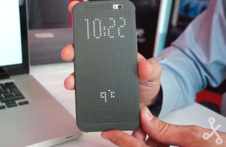 HTC Dot View, así es la funda inteligente de HTC para su nuevo One (M8)