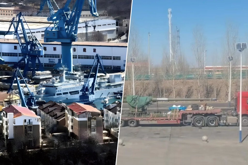 China acaba de instalar maior canhão de sua história na proa de um navio, e isso só pode dizer uma coisa