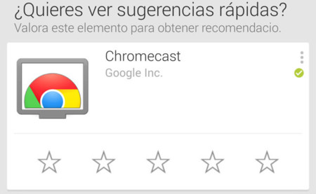 Las valoraciones rápidas de las sugerencias de Google Play aumenta las votaciones negativas