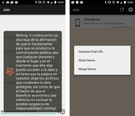 Join es el nuevo competidor de Pushbullet y su versión beta ya apunta maneras