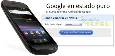 Google Nexus S, ya disponible para España