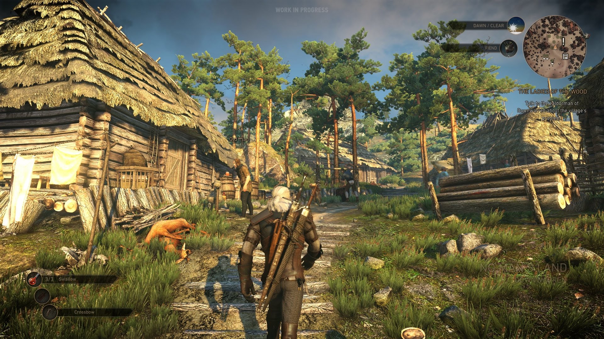 En este gameplay de The Witcher 3 Wild Hunt hay una lucha contra un hombre lobo [GC 2014]