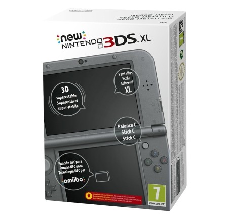 New Nintendo 3DS XL Negro Metálico