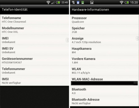 HTC estaría preparando el One XXL, un One XL con quad-core Krait con su paso por benchmark