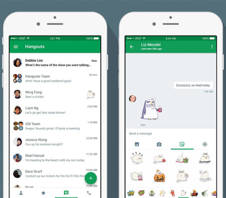 Google Hangouts se actualiza a los grande... aunque no en tu dispositivo Android