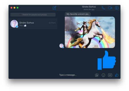 Caprine Dark Mode