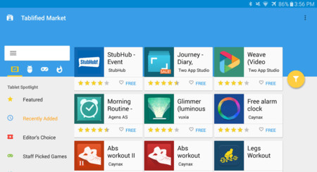 Tablified es la tienda que solo tiene aplicaciones perfectamente optimizadas para tablets