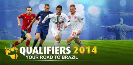 Sigue la clasificación de UEFA para la Copa Mundial de Fútbol de 2014 desde tu Android