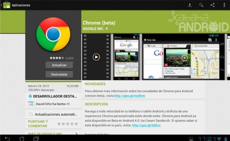 Chrome para Android se actualiza con soporte para Beam y muchos bugs solucionados