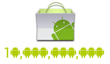 Las descargas del Android Market superan los 10.000 millones