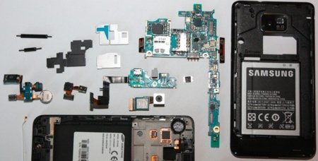 El Samsung Galaxy S II desmontado por iFixit