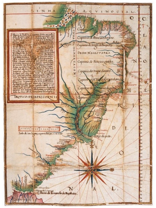 Mapa Brasil 1576