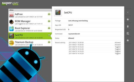 Superuser se actualiza con novedades y soporte para Honeycomb