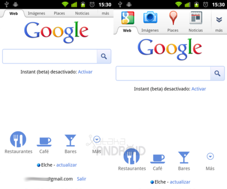 Google Search se actualiza, ahora más funcional en pantallas táctiles