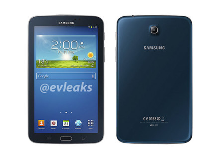 Galaxy Tab 3 7.0 llegará también en color azul, se filtra su imagen de prensa