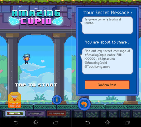 Amazing Cupid, el hijo bastardo de Flappy Bird y Snapchat