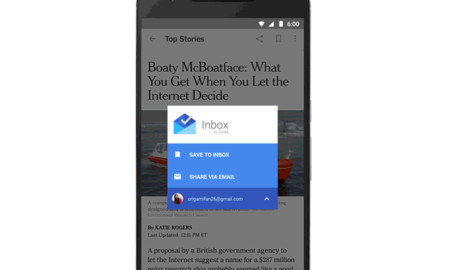 Inbox by Gmail ahora te permite guardar artículos para leerlos más tarde a lo Pocket