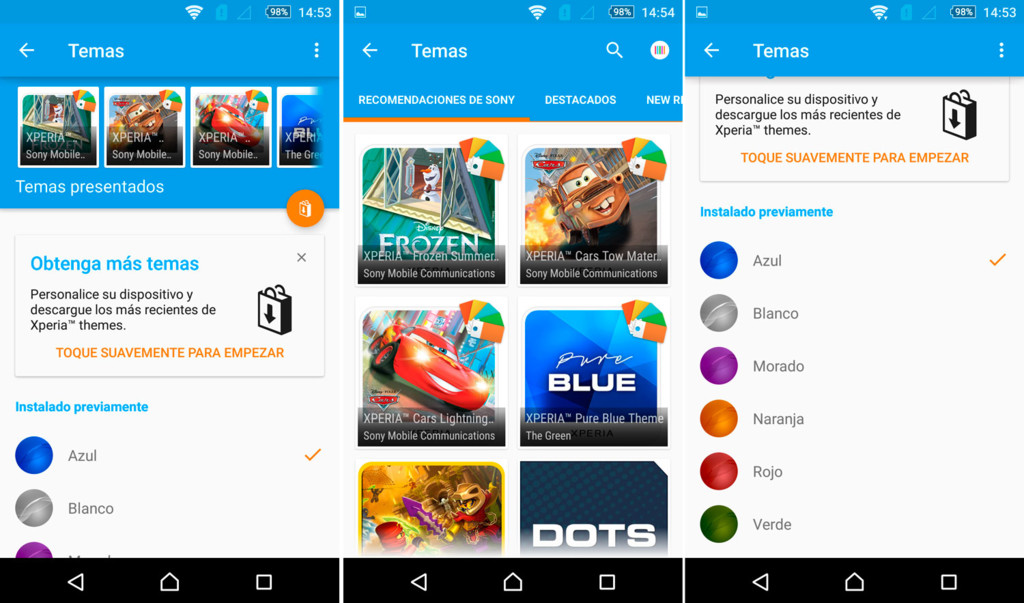 Xperia C4 Temas
