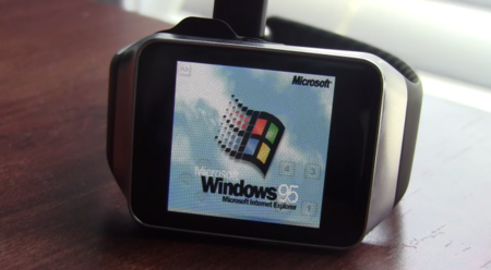La imagen de la semana: Windows 95 corriendo en un Android Wear