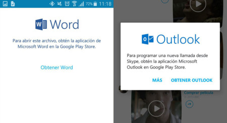 Continúa el "bro-mance" Skype - Outlook, o cómo Microsoft te mete sus apps por los ojos