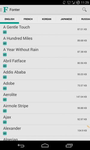 Cambia el aspecto de tu Android cambiando el tipo de letra de sistema o de tu aplicación favorita