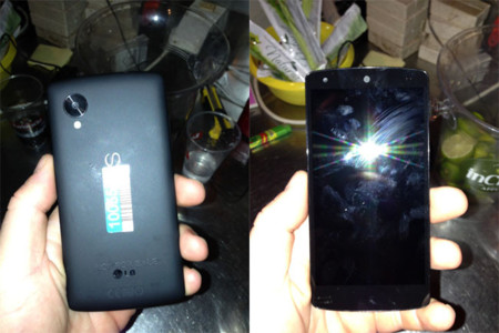 El sucesor del Nexus 4 se deja ver otra vez en nuevas fotos filtradas y en vídeos