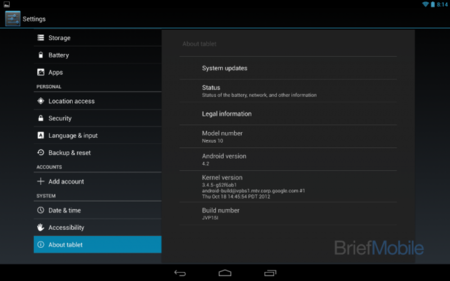 Primeras capturas filtradas de Android 4.2