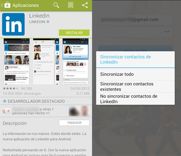 Análisis Aplicación LinkedIn Android e iOS