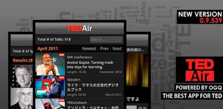 TED Air, descubre y descarga los vídeos más interesantes sobre divulgación de ideas
