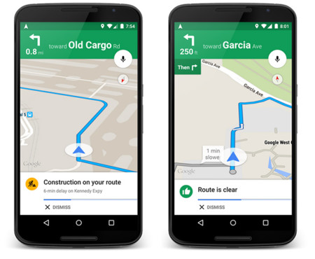 Google Maps para Android estrena nuevas alertas de tráfico para ayudarnos a evitar atascos