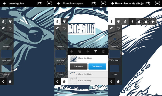 Aplicaciones de dibujo en iOS - adobe ideas
