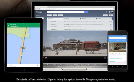 Star Wars se cuela en Google: personaliza sus aplicaciones con 'El Despertar de la fuerza'