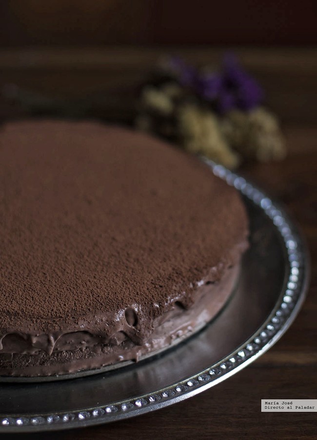 tarta mousse de chocolate y baileys