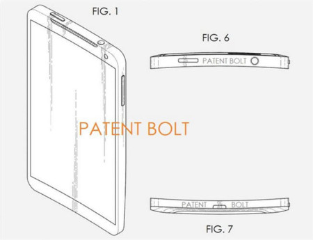 Patente de Samsung para pantalla curva y para mejores cámaras
