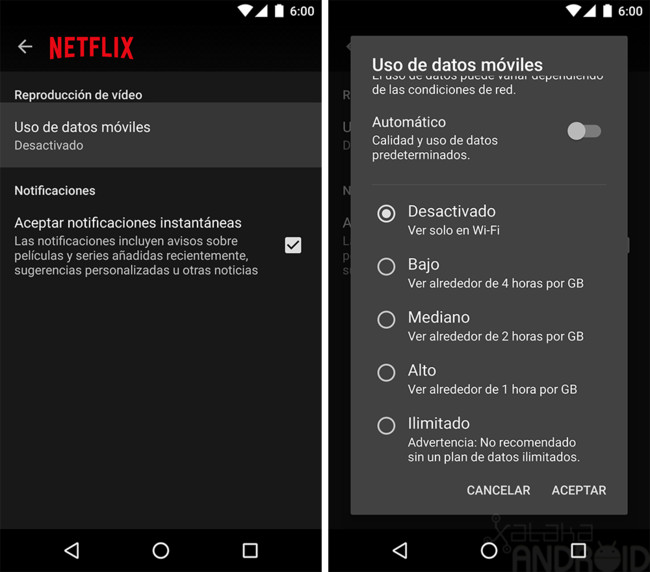 Netflix Calidad