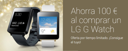 LG G Watch con 100 € de descuento en Google Play por tiempo limitado