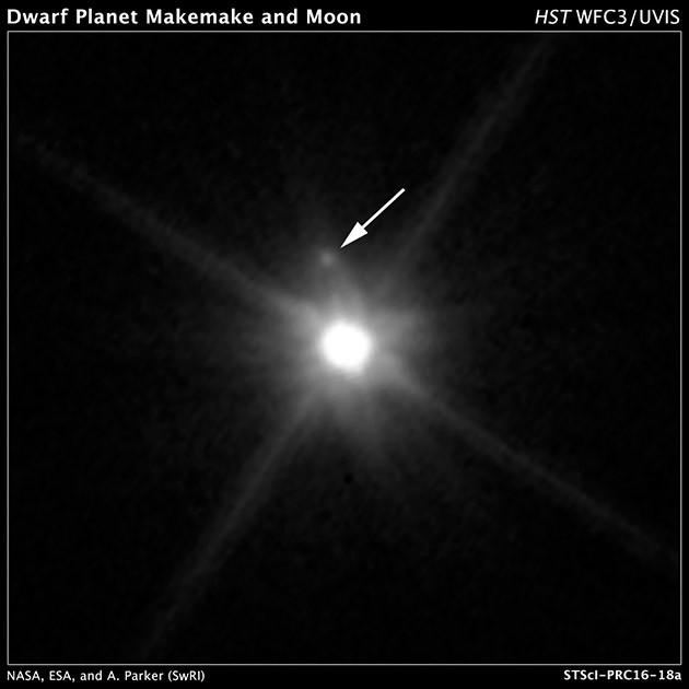 Makemake And Moon