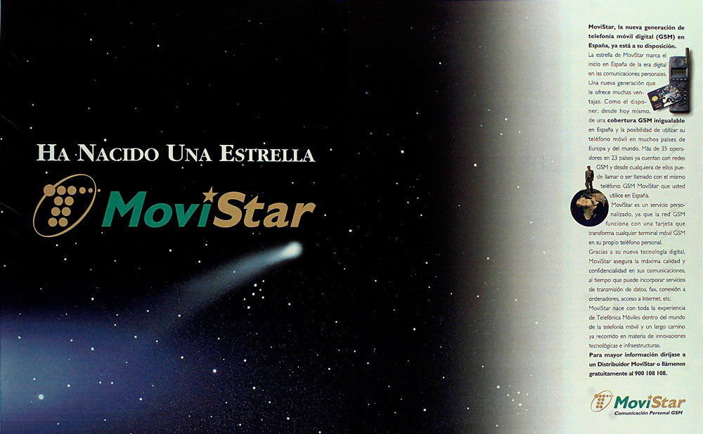Primer anuncio Movistar 1995