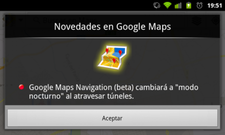 Google Maps 6.2.0, ahora Navigation se pondrá en "modo nocturno" al atravesar túneles