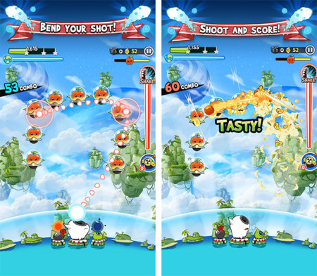 Fruit Attacks combina Puzzle Bobble y Space Invaders en un divertido free to play