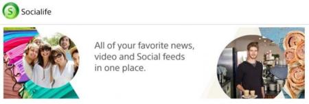 Sony libera Socialife en Play Store, su agregador de noticias y redes sociales