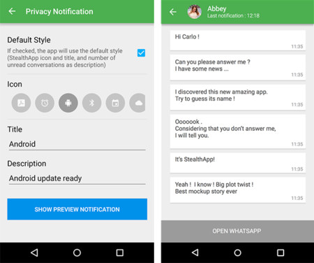 StealthApp es la aplicación que buscas si no quieres que te cotilleen WhatsApp en el móvil