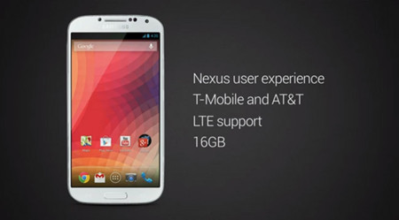 Samsung Galaxy S4 Google Edition, escenificando la unión entre Samsung y Google
