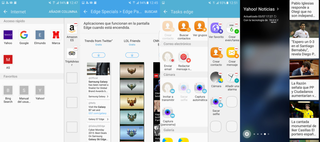 Paneles Edge Galaxy™ S7