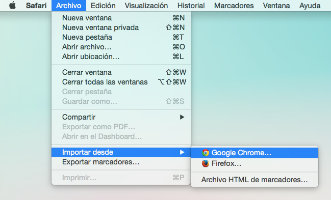 Safari Favoritos