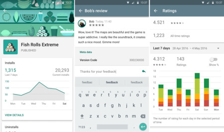 Google Play Developer Console llega a Android, la aplicación esencial para los desarrolladores
