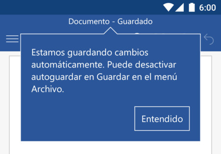 Microsoft Word, Excel y PowerPoint para Android estrenan guardado automático, historial y mas