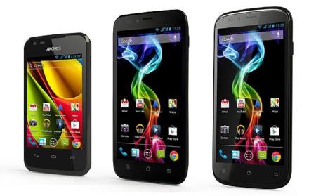 Archos presenta oficialmente sus tres primeros smartphones Android